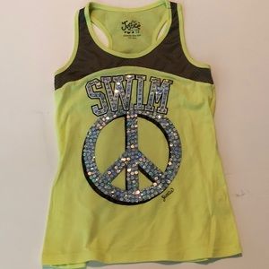 Justice tank top with bling